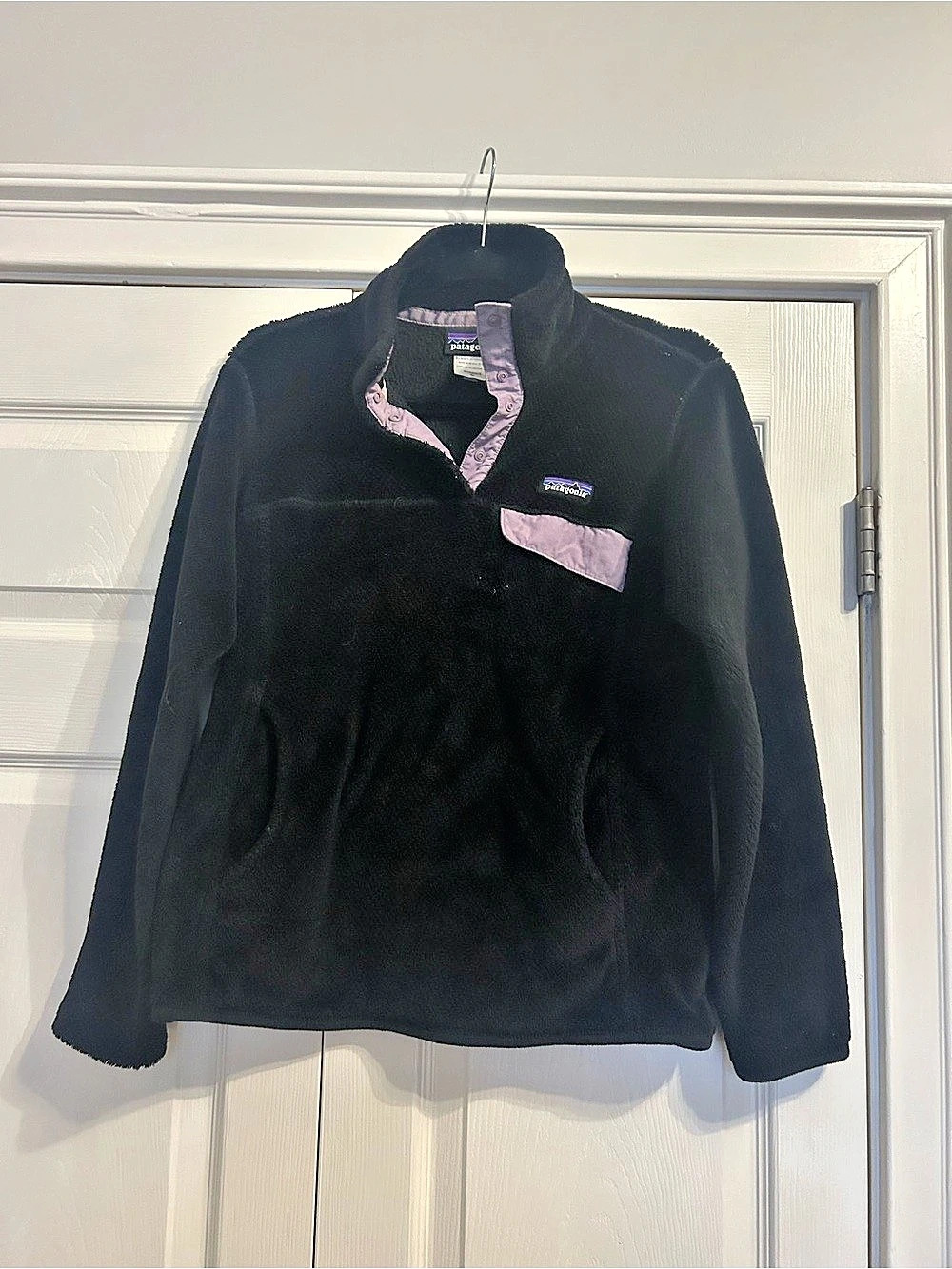 Patagonia Women'Small Re-Tool Snap-T Pullover Black Medium